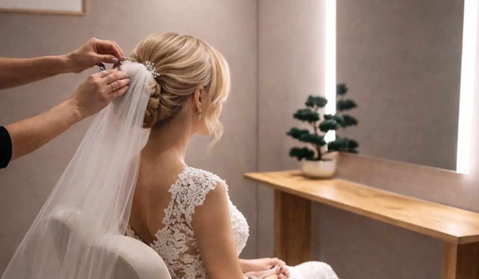 L'essentiel — chignon de mariée