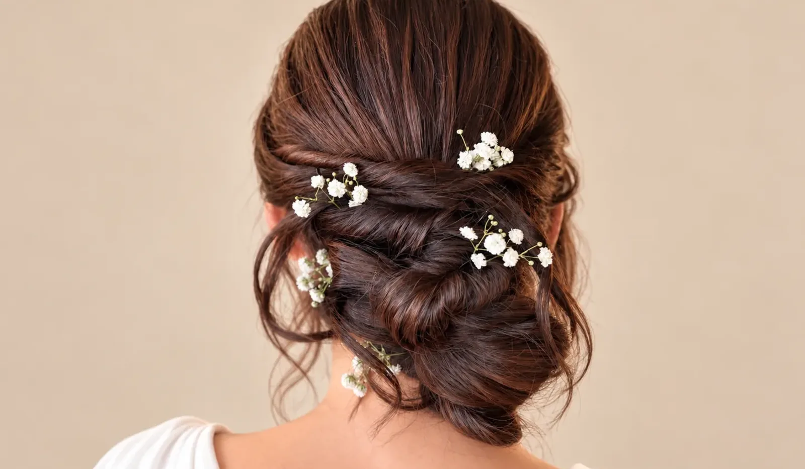 L'Harmonie — chignon de mariée avec essai coiffure